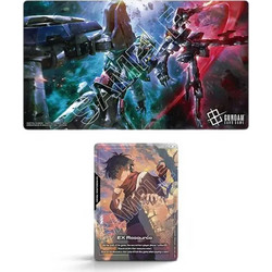 Gundam Card Game - Playmat and Card Set Mobile Suit Gundam 00