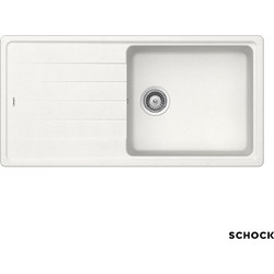 Schock Cristalite Element Ένθετος Νεροχύτης Γρανίτη Αντιστρεφόμενος Ματ Superwhite 100x50cm 31100-1301
