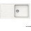 Schock Cristalite Element Ένθετος Νεροχύτης Γρανίτη Αντιστρεφόμενος Ματ Superwhite 100x50cm 31100-1301
