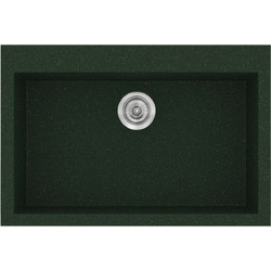 Sanitec Classic 338 Υποκαθήμενος Νεροχύτης Γρανίτη Ματ Granite Green 70x50cm
