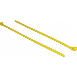 DeLock Δεματικά Καλωδίων Πλαστικά 300mmx7.6mm σε Κίτρινο χρώμα (100τμχ) (18761)