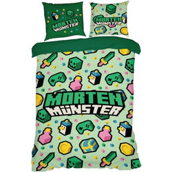 FIRSTGRADE - Morten Munster Bedsheet - 140 x 200 cm (26-MM-BEDSHEET) - Baby and Children