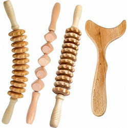 Ξύλινα Εργαλεία Μασάζ Μαδεροθεραπεία - Wood Massage Maderotherapy Set
