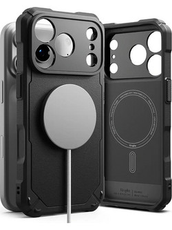 Ringke Rugged Gear Magnetic MagSafe Back Cover Black (iPhone 18 Pro / 17 Pro)