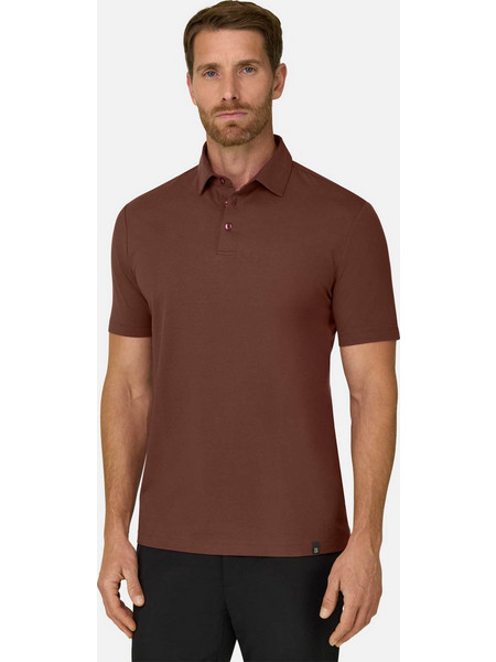 Boggi Milano Ανδρική Μπλούζα Polo Κοντομάνικη Καφέ BO26A043208