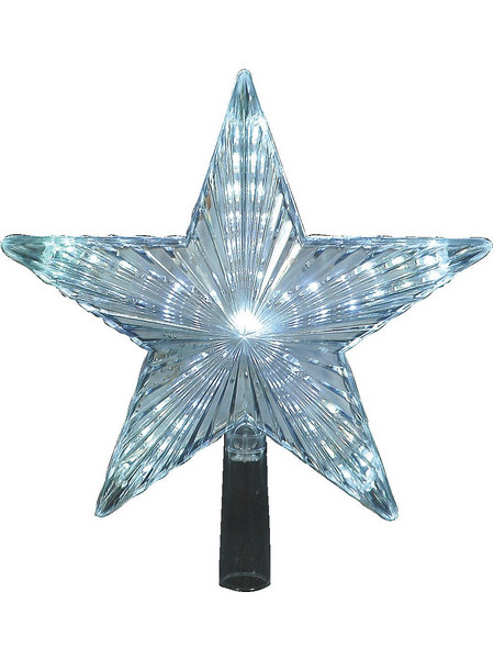 LianosXmas Led Φωτιζόμενη Κορυφή Δέντρου Με Λευκό Φωτισμό Και Πρόγραμμα,Ip44,22cm 60237