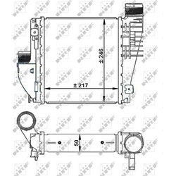 NRF 30924 - NRF ΨΥΓΕΙΑ INTERCOOLER PSA