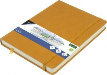 KANGARO SKETCHBOOK Α5 OCHRE 140GR, 160ΣΕΛ. ΜΕ ΛΑΣΤΙΧΟ ΚΑΙ ΣΚΛΗΡΟ ΕΞΩΦΥΛΛΟ