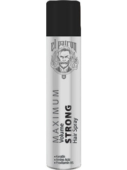 EL PATRON Maximum Volume STRONG Hair Spray 400ml