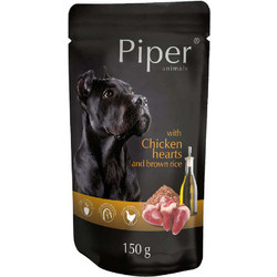 Dolina Noteci Piper Adult Chicken Hearts & Brown Rice 150gr