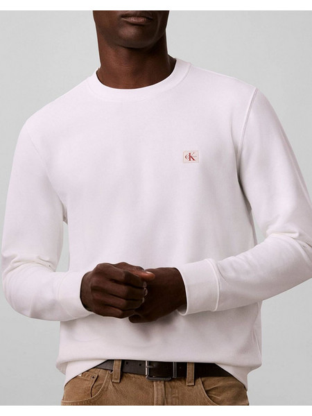 Calvin Klein Ανδρικό Φούτερ Λευκό LV04RG268G-YAF