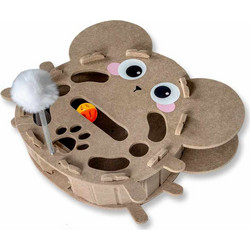 Glee Mouse Ονυχοδρόμιο Μπεζ 33x38x13+16cm