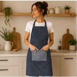 Ποδιά 65x73cm Σχ. Maison 90% pol. - 10% cotton Denim