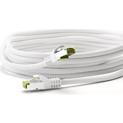 Goobay S/FTP Cat.8.1 Καλώδιο Δικτύου Ethernet 15m White