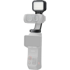 Insta360 Luna Ultra Mini Fill Light - Magnetic Mount, 4 Color Temp. for Low Light Shoot CINSBBTU
