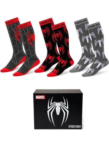 Marvel - Spider-Man Socks (Pack of 3 Pairs) (Size 38-45)