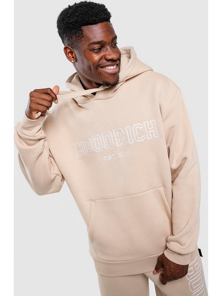 Hoodrich Zivex Ανδρικό Φούτερ με Κουκούλα Oxford Tan/White HR03260349