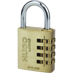 Ορειχάλκινο Λουκέτο Συνδιασμού Hugo Locks DR LINE 20mm