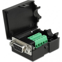 Αντάπτορας Delock D-sub9 Socket To Terminalblock Housing 66265