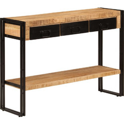 vidaXL Τραπέζι Κονσόλα 110x30x76cm από Μασίφ Ξύλο Μάνγκο 1 τεμ