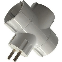 Lamtech Ταφ 3x Schuko Λευκό