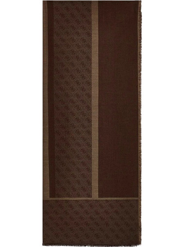 Κασκόλ Guess Boston Scarf Jacquard AM9619MOD03 Καφέ