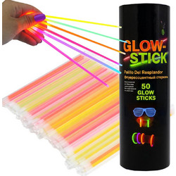 Glow Sticks Φωσφοριζέ Βραχιόλια 20 cm - Σετ 100 Τεμαχίων