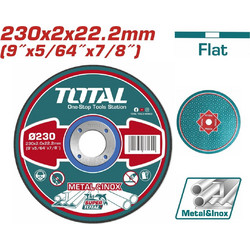 TOTAL ΔΙΣΚΟΣ ΚΟΠΗΣ ΙΣΙΟΣ ΙΝΟΧ/ΜΕΤΑΛΛΟΥ 230 Χ 2mm (TAC2202301)