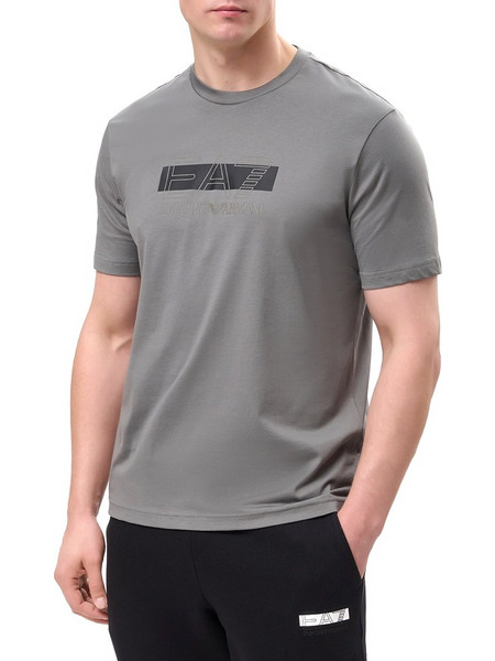 LOGO PRINT SLIM T-SHIRT MEN EA7 EMPORIO ARMANI