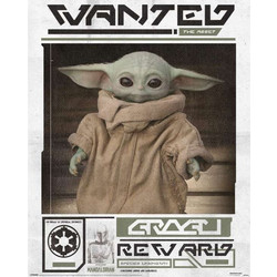Star Wars: The Mandalorian Poster Pack Grogu Wanted Μεγέθους 40 x 50cm (Σετ 4 Τεμάχια)