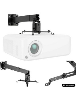 Maclean Energy Βάση Projector Τοίχου MC-206 B με Μέγιστο Φορτίο 20kg Μαύρη