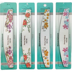 Λίμα νυχιών Διπλής Όψης 100/180 12τμχ - Nail File 12pcs-091128-120182