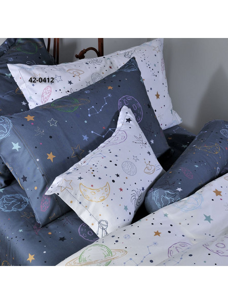Down Town Ζεύγος Μαξιλαροθήκες Oxford Space 52x75+3 822 White