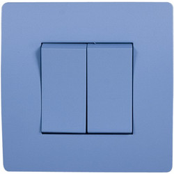 EL BASIC TG103 2 BUTTONS 1 WAY SWITCH BLUE-OLD