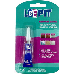 LEEPIT Super Glue Υγρή Κόλλα Universal 3g