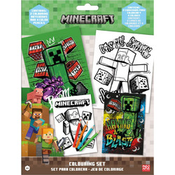 Minecraft Having a Blast Σετ Ζωγραφικής με Αυτοκόλλητα 21x28,5 εκ