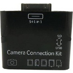 Camera Connection Kit USB και 5 σε 1 card reader για iPAD 1 / 2 Μαύρο χρώμα (OEM)