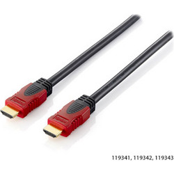 Equip Καλώδιο HDMI 2.0 HDMI Male to HDMI Male 3m Black / Red