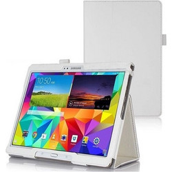 Δερμάτινη Stand Θήκη για το Samsung Galaxy Tab S 10.5 T800/T805 Λευκή (OEM)