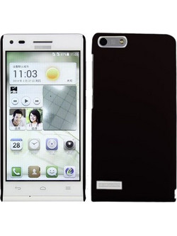 Θήκη Πλαστικό Πίσω Κάλυμμα για Huawei Ascend G6 4G Μαύρο (ΟΕΜ)