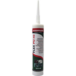 ISOMAT FLEX PU-40 Πολυουρεθανική Σφραγιστική - Συγκολλητική ΛΕΥΚΗ μαστίχη 310ml