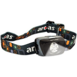 Arcas Headlight 1W Φακός Κεφαλής Εργασίας Μπαταρίας Led Αδιάβροχος IPX6 80lm