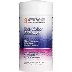 Farcom 3Five Hair Color Remover Wet Wipe 100τμχ