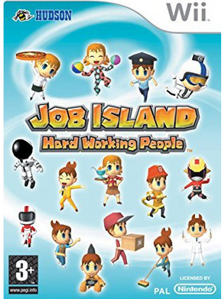 Job Island Hard Working People Wii