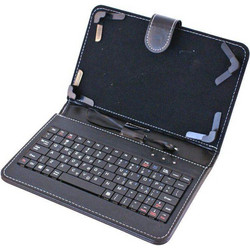 Powertech Book With Keyboard Black (Universal 7"-8")
