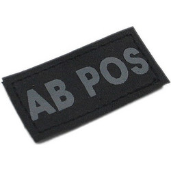 King Arms Small Blood Type Patch - AB
