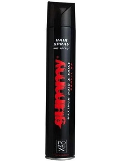 Fonex Gummy Maximum Hold & Shine Λακ Μαλλιών για Λάμψη & Όγκο Πολύ Δυνατό Κράτημα 400ml