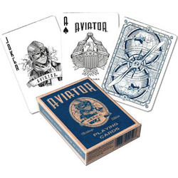 Bicycle Aviator Heritage Deck Τράπουλα Πλαστικοποιημένη Navy Μπλε 1031804