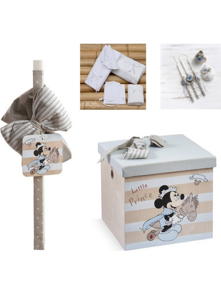 Parisis Σετ Βάπτισης με Κουτί για Αγόρι Mickey Mouse Ν227-A
