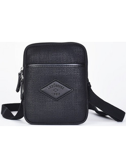 Lee Cooper Ανδρική Τσάντα Ώμου / Χιαστί Μαύρη 23023-5-01